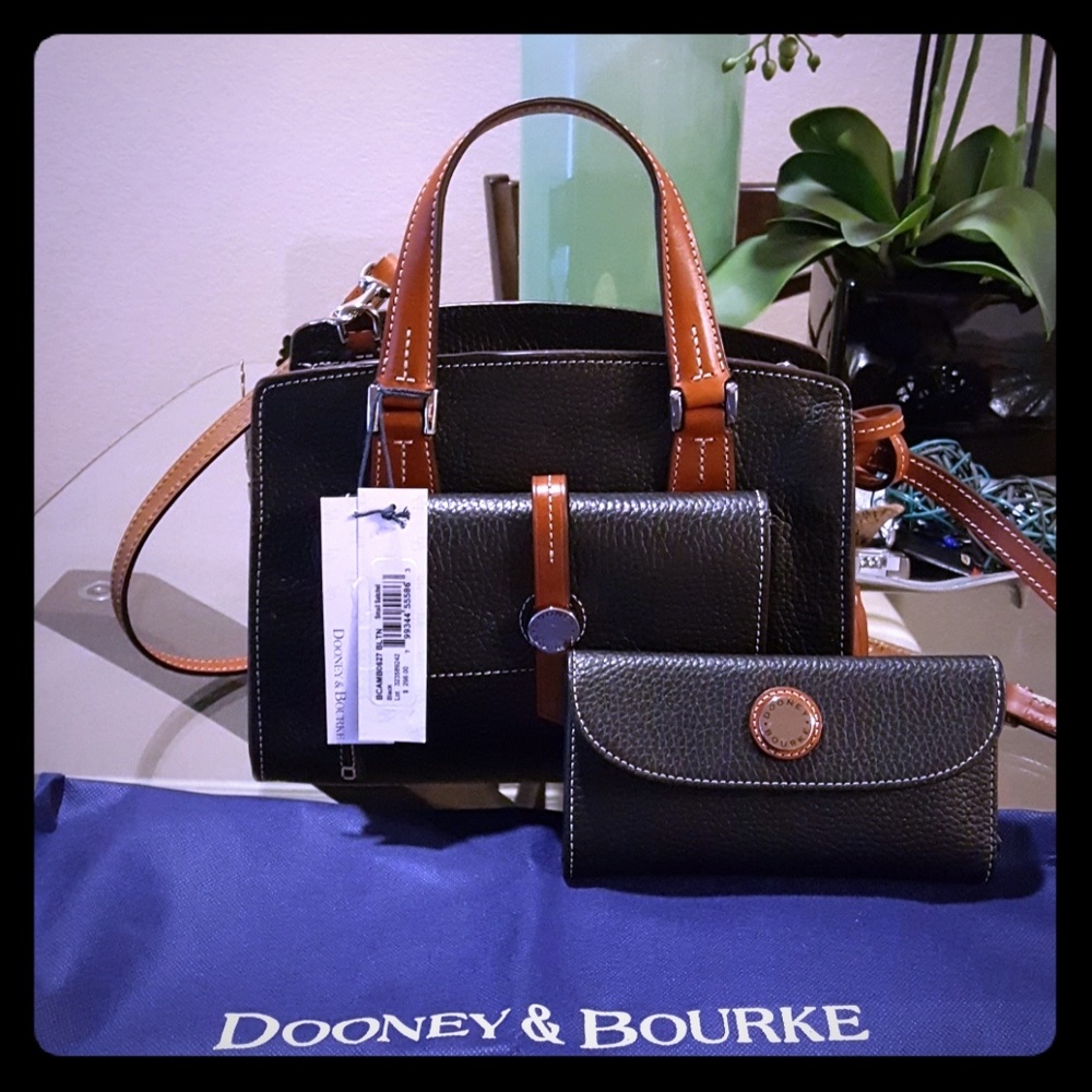 Dooney and Bourke small satchel and wallet